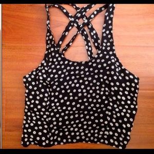 Brandy Melville cross back top